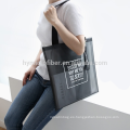 Fashion logo printed nylon mesh tote gift bag